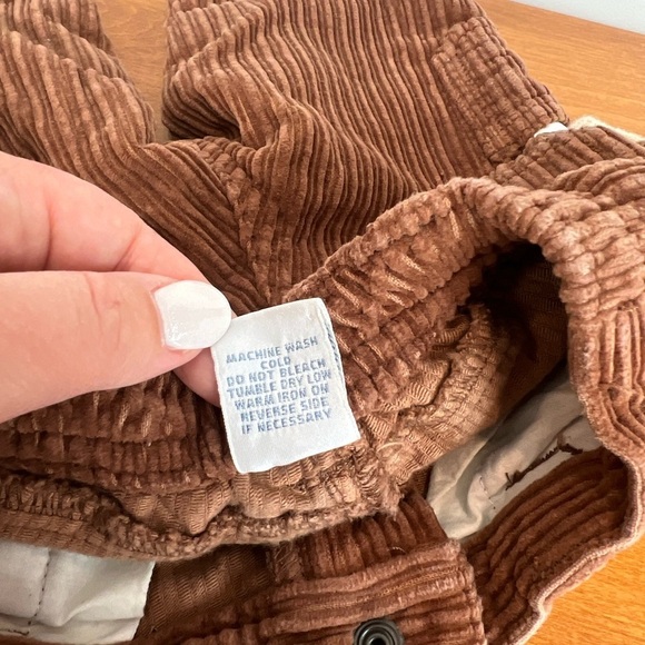 Gymboree Brown Corduroy Casual Bottoms with Pocket Lion NWOT 3-6M - Picture 5 of 6